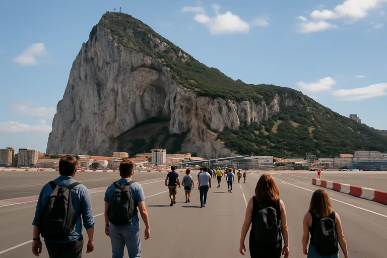 Aankomst in Gibraltar