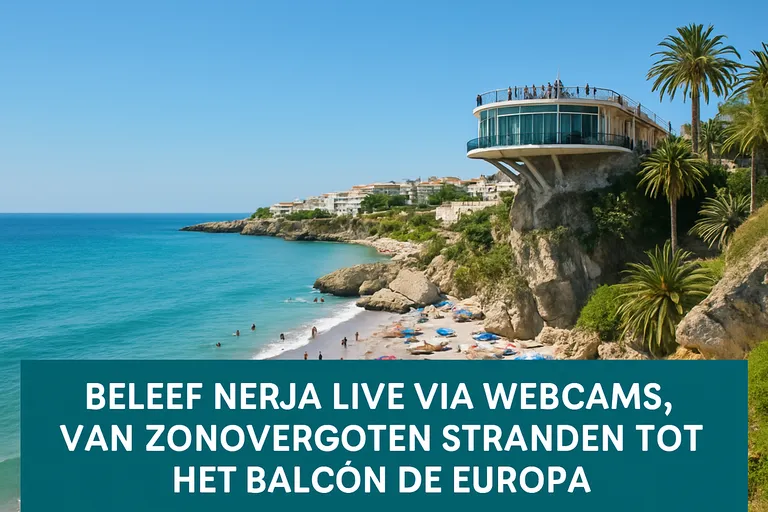 Beleef Nerja live via webcams, van zonovergoten stranden tot het Balcón de europa
