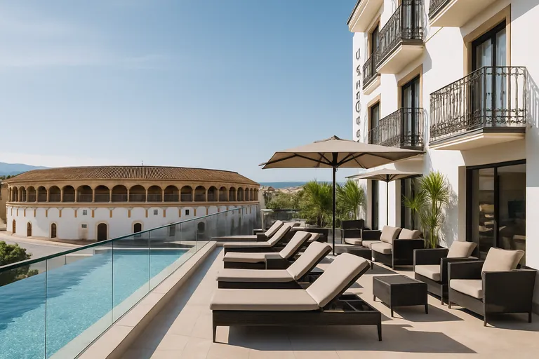 Catalonia ronda: boetiekhotel met dakterras, spa en uitzicht op de plaza de toros