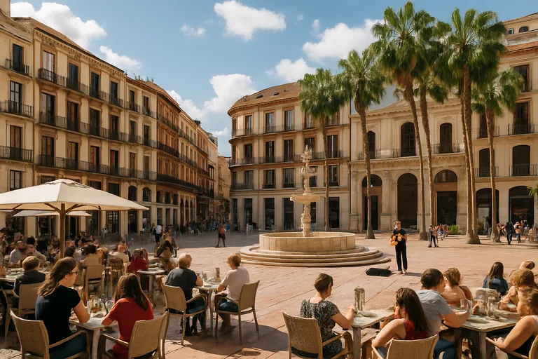 De mooiste pleinen in málaga (met highlights)