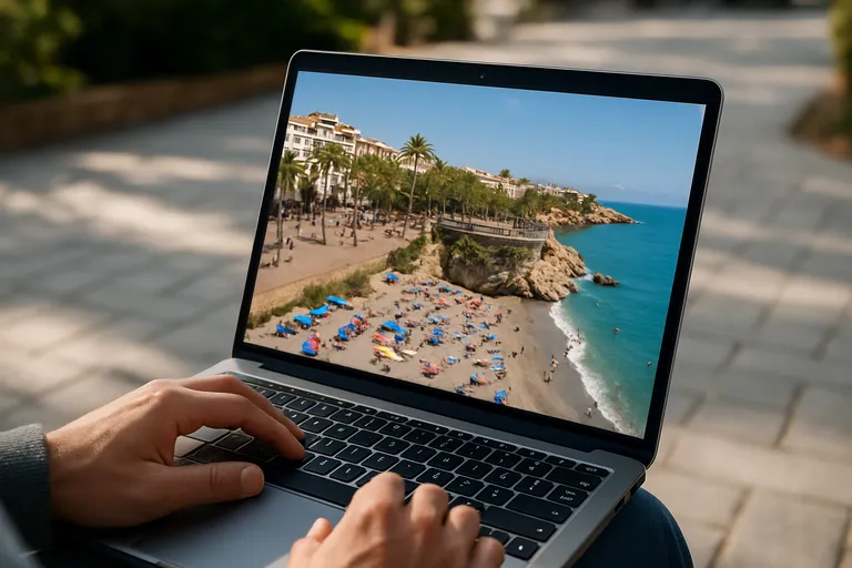 Je bezoek plannen met de Nerja webcam