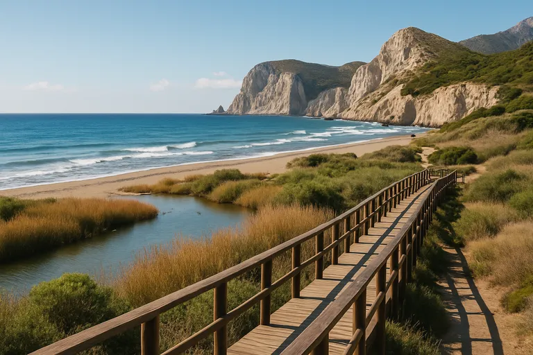 Kust en wetlands aan de costa del sol