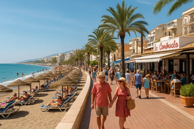 La carihuela beleven: jouw strandvakantie met boulevard, chiringuitos en spaanse sfeer