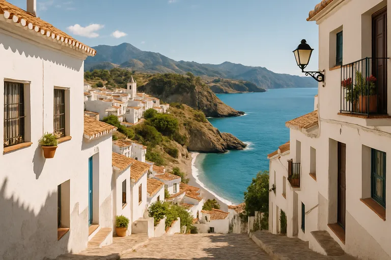 Maro bij nerja: witte straatjes, grotten en azuurblauwe baaien aan de costa del sol