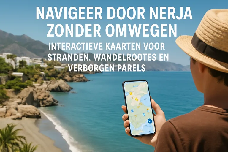 Navigeer door nerja zonder omwegen met interactieve kaarten voor stranden, wandelroutes en verborgen parels
