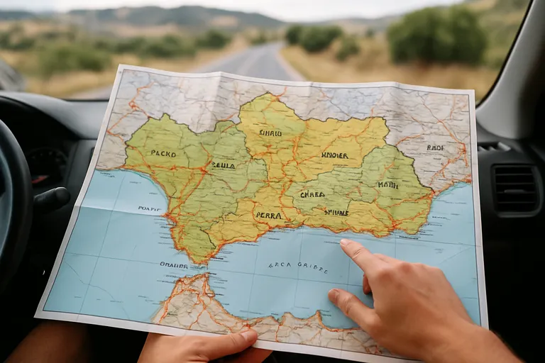 Navigeer moeiteloos door andalusië met de juiste plattegrond