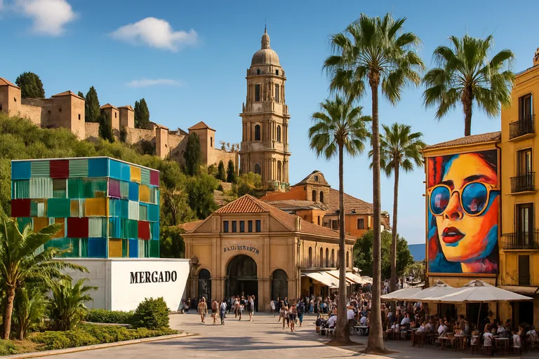 Ontdek málaga: bezienswaardigheden, zonnige stranden, street art en tapas