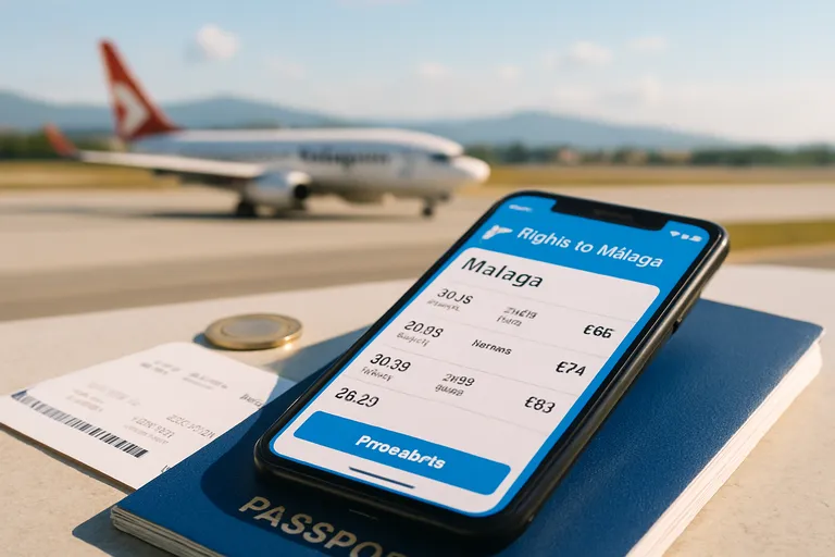 Pak de beste deals voor je vliegtickets naar málaga door slim te boeken