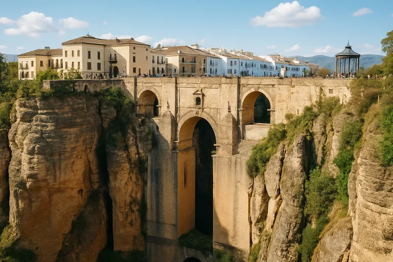 Ronda in Spanje: kliffen, Puente nuevo en tijdloze charme in het hart van Andalusië
