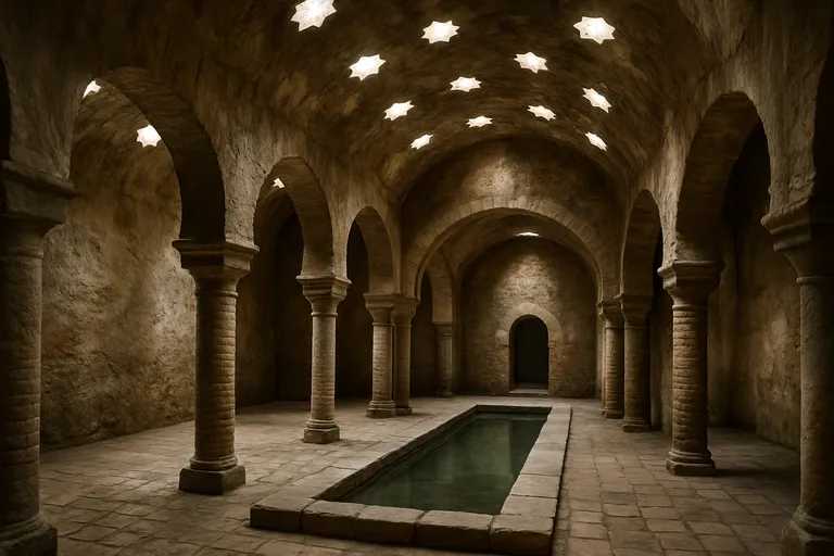 Stap binnen in het moorse badhuis van ronda, een verborgen oase van andalusische geschiedenis