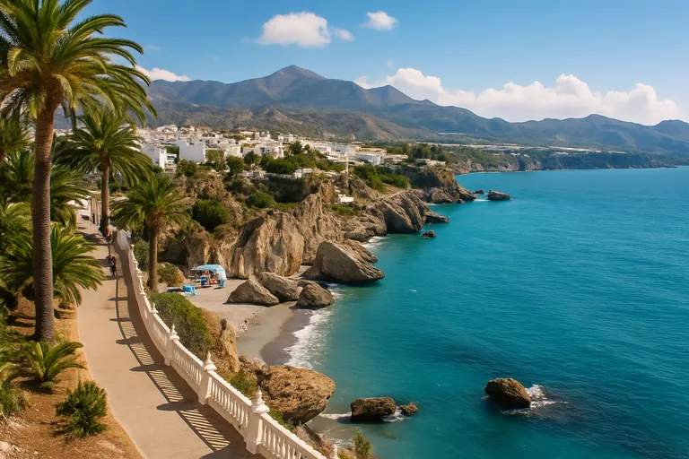 Van málaga naar nerja: stadse energie, witte dorpjes en azuurblauwe baaien aan de costa del sol