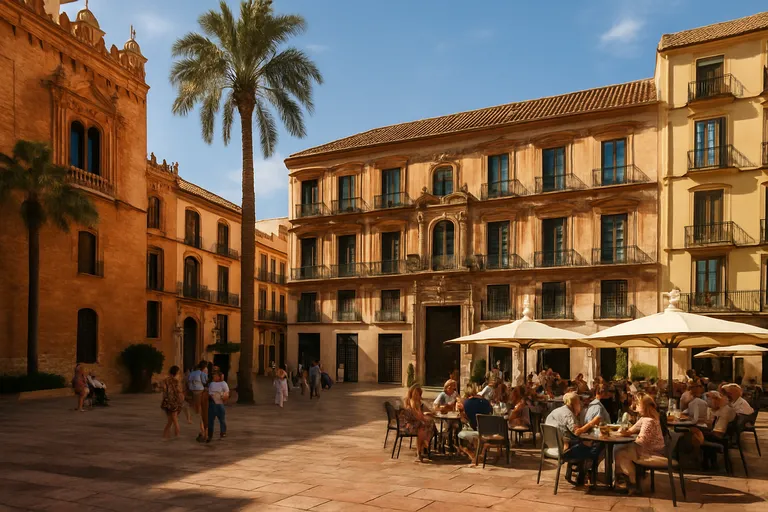 Wat maakt de pleinen van málaga zo bijzonder